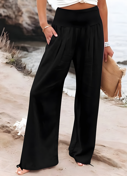 The Beach Trousers with High Waist