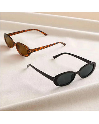 Vintage Oval Sunglasses for Women