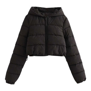 Cropped Quilted Puffer Jacket