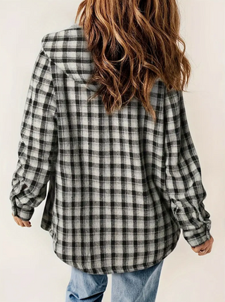 Plaid Teddy Fleece Jacket